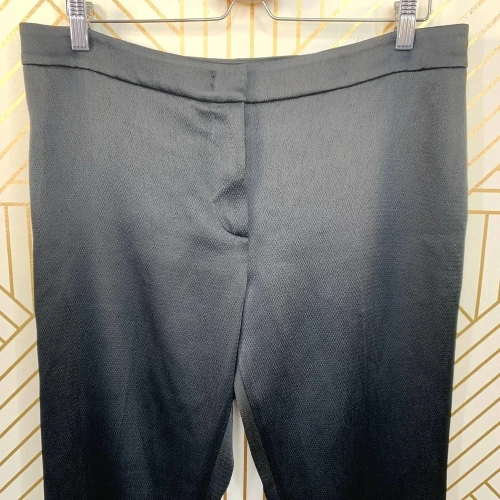 MSGM Milano‎ Classic Black Silky Cropped Trousers